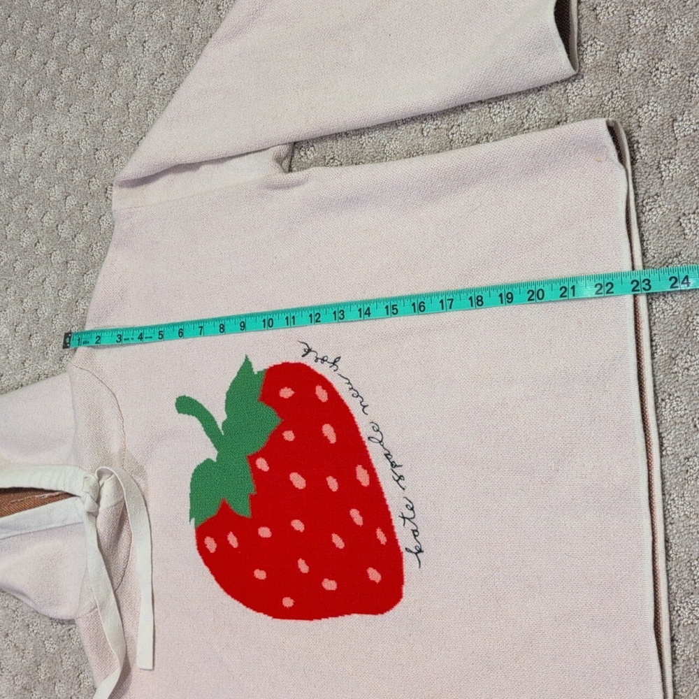 Kate Spade Two-piece Hoodie And Short Set Strawberry - Picture 9 of 14